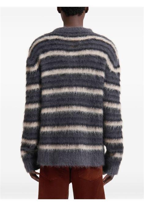 maglione mohair uomo grigio scuro MARNI | GCMG0161Q0 UFU174RGN77